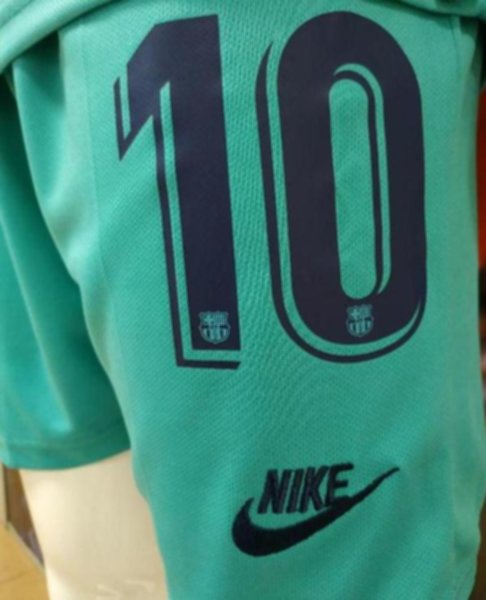 форма Barcelona длинный рукав №10 MESSI  2019-2020  резервная  полиэстер 100%