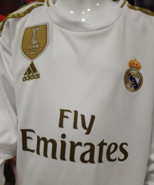 форма детская Real Madrid  длинный рукав №4 SERGIO RAMOS  2019-2020  домашняя полиэстер 100%