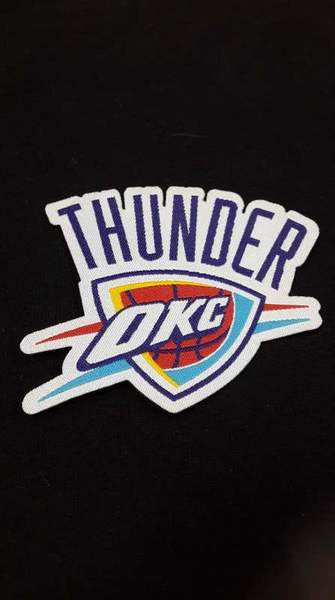 нашивка Oklahoma Thunder  6 см х 6 см
