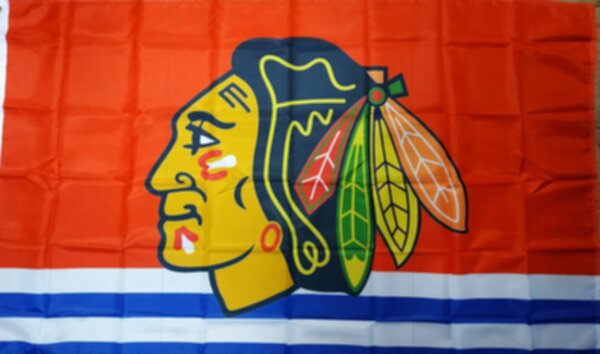 флаг Chicago Blackhawks  150 см х 90 см