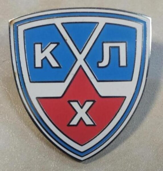 значок  КХЛ  №0926   3 см х 3 см  металл