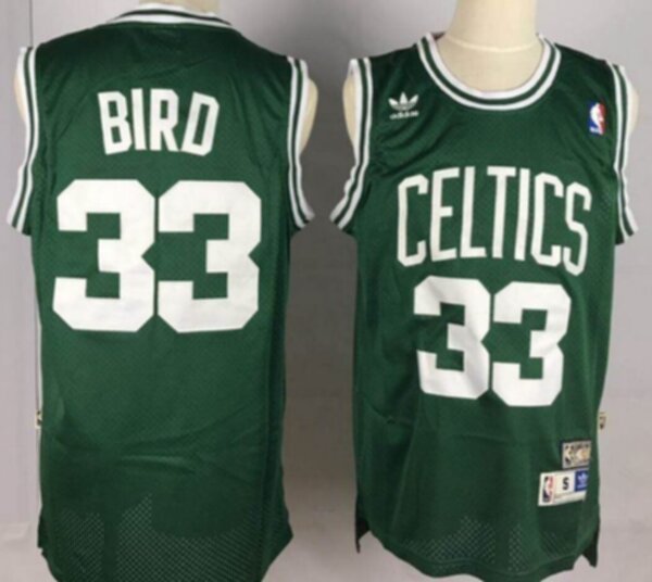 майка баскетбольная Boston Celtics №33 BIRD  ретро  adidas