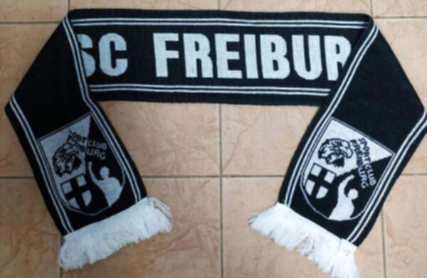 шарф Freiburg вязаный, двухсторонний,145 х 17 см, акрил 100%