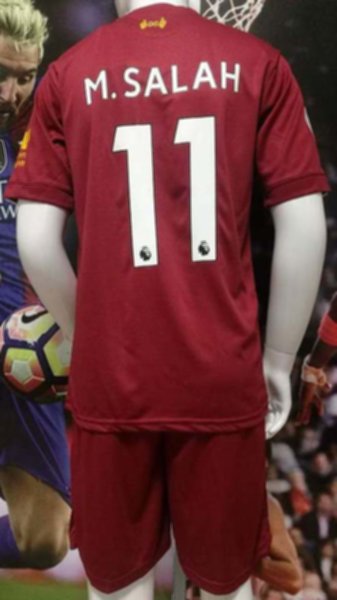 форма Liverpool №11 M.SALAH  2019-2020  домашняя