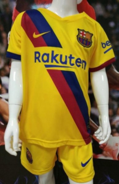 форма детская Barcelona  2019-2020  гостевая