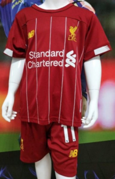 форма детская Liverpool №11 M.SALAH  2019-2020  домашняя