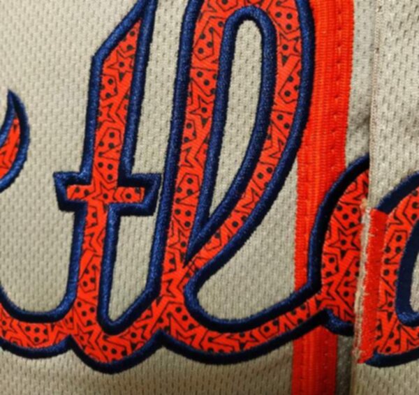 майка бейсбольная Atlanta Braves №10 Jones