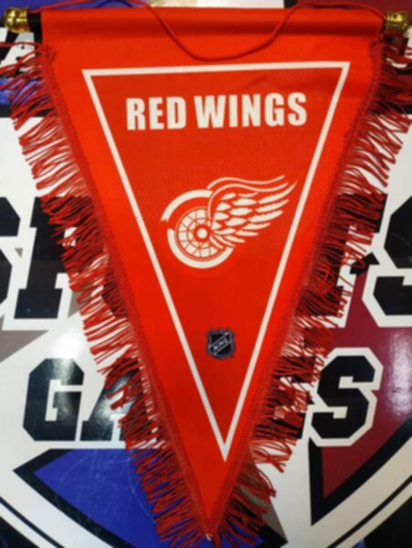 вымпел Detroit Red Wings  40 Х 25 см  матерчатый