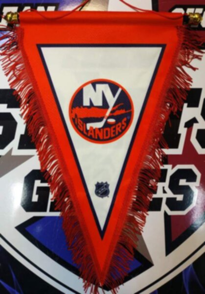 вымпел New York Islanders  40 Х 25 см  матерчатый