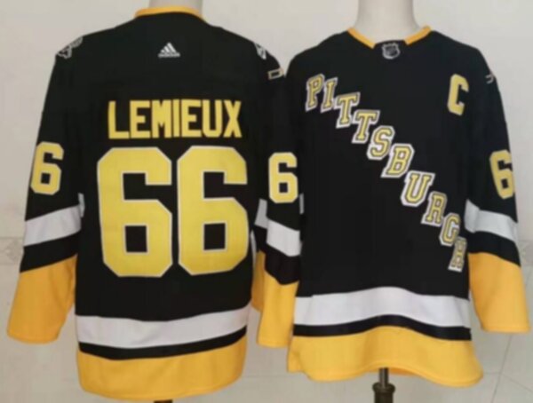 свитер хоккейный Pittsburgh Penguins №66 LEMIEUX  adidas