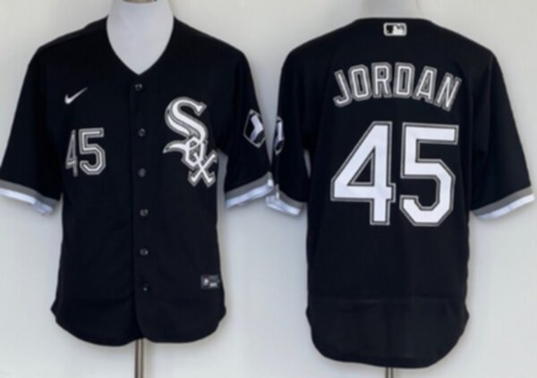 майка бейсбольная Chicago White Sox №45 JORDAN