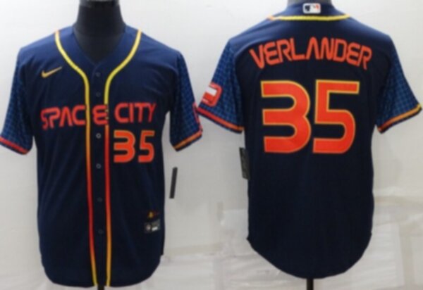 майка бейсбольная Houston Astros №35 VERLANDER