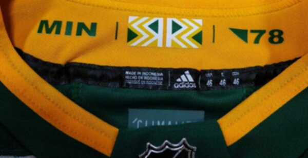 свитер хоккейный  Minnesota Wild №97 KAPRIZOV adidas