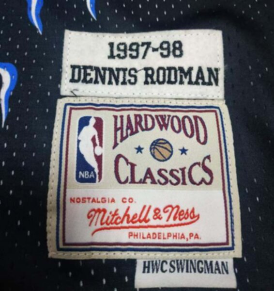 майка баскетбольная Chicago Bulls №91 RODMAN Mitchell & Ness