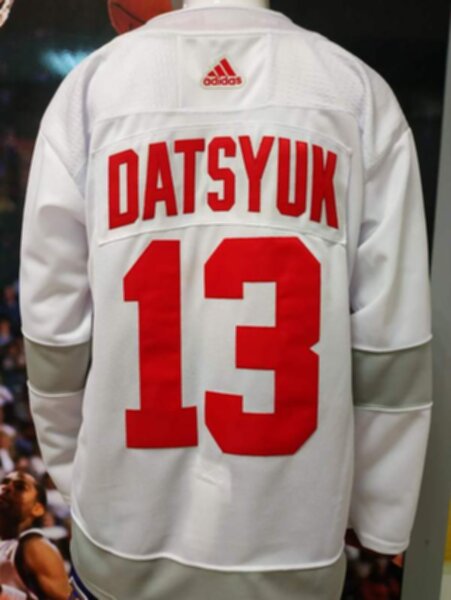 свитер хоккейный Detroit Red Wings №13 DATSYUK  adidas