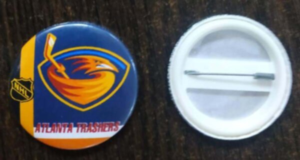 значок Atlanta Trashers №0375  4см  закатной