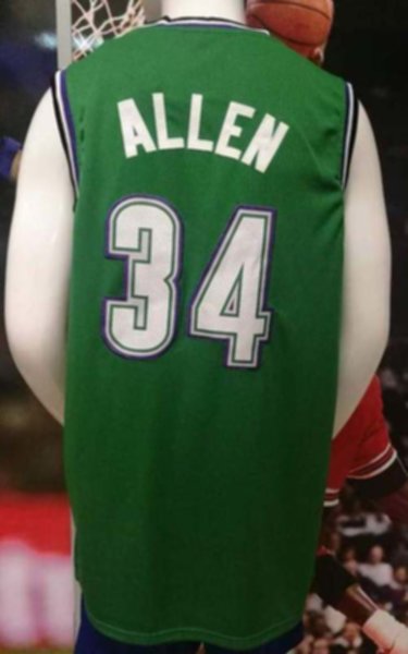 майка баскетбольная ретро  Milwaukee Bucks №34  ALLEN  nike