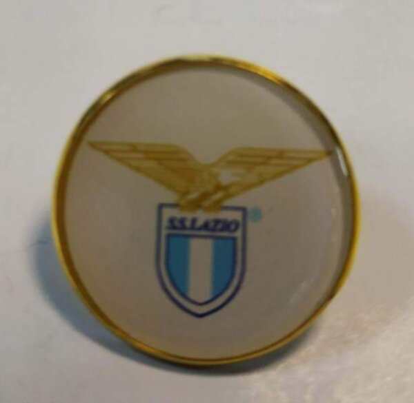 значок Lazio  №031   2,5 см  металл+полимерная смола