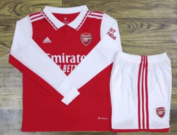 форма Arsenal длинный рукав  2022-2023 adidas домашняя