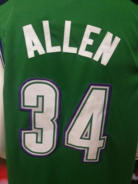 майка баскетбольная ретро  Milwaukee Bucks №34  ALLEN  nike