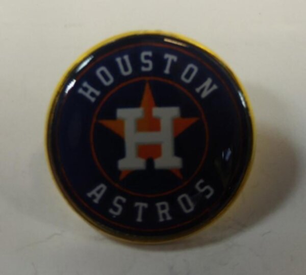 значок   Houston Astros  №1023   2,5 см  металл+полимерная смола