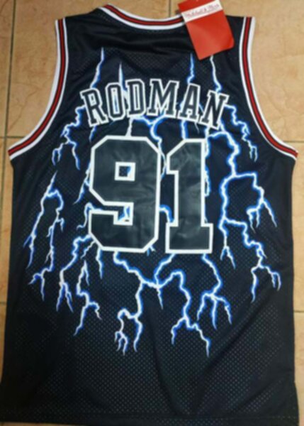 майка баскетбольная Chicago Bulls №91 RODMAN Mitchell & Ness