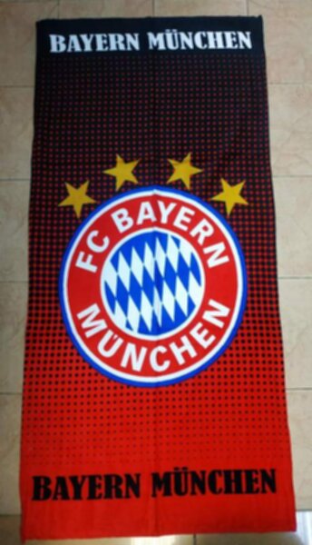 полотенце Bayern Munchen  150см х 70см  хлопок 100%