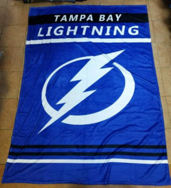 плед Tampa Bay Lightning  200см х 150см полиэстер 100%