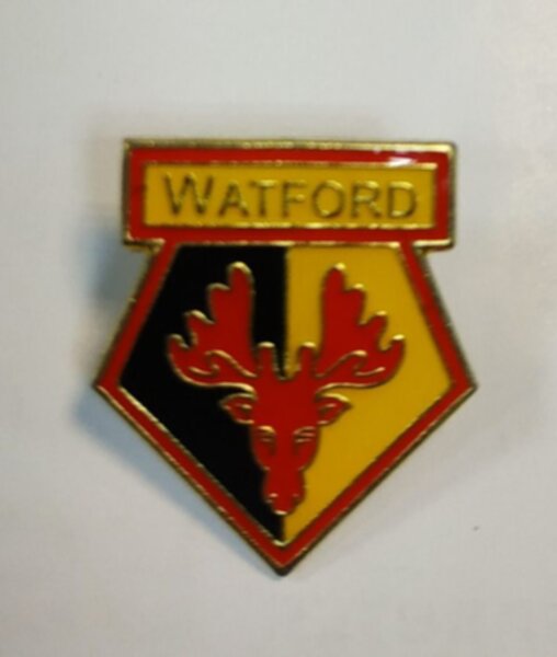 значок   Watford  №1009  металл и полимерная смола