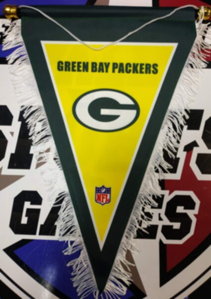 вымпел Green Bay Packers  40 Х 25 см  матерчатый