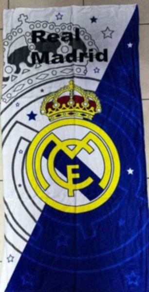 полотенце Real Madrid  150см х 70см  хлопок 100%