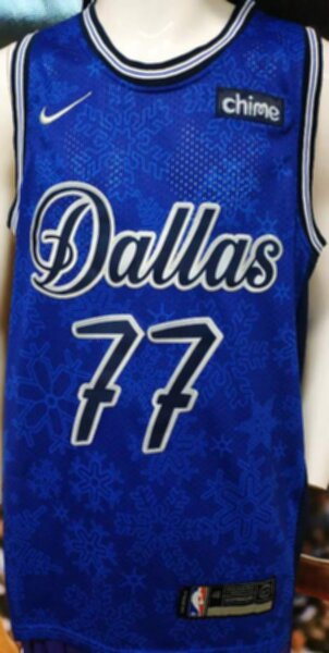 майка баскетбольная Dallas Mavericks №77 DONCIC  nike