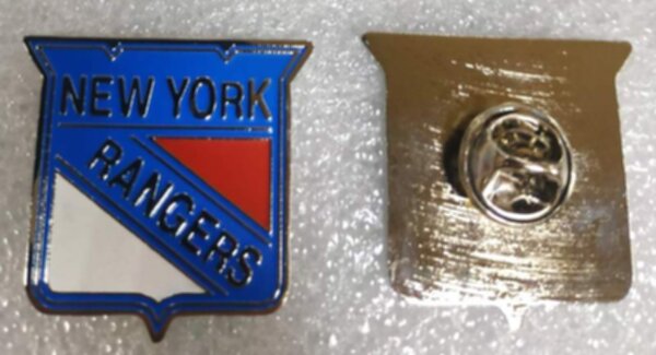 значок New York Rangers  №1171   2,5 см металл