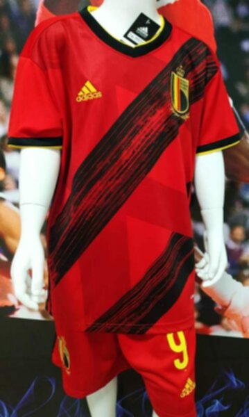 форма детская сборной Бельгии №9 Lukaku  Euro 2020