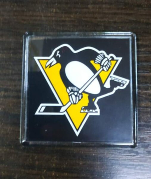 магнит Pittsburgh Penguins   6х6см пластик