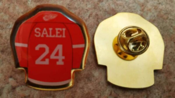 значок Detroit Red Wings №24 SALEI №1392  металл + полимерная смола