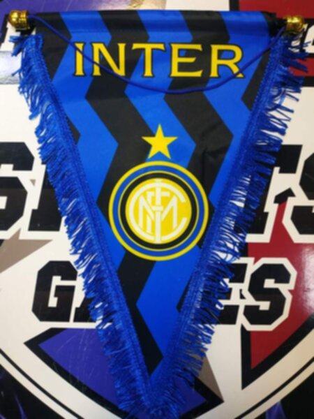 вымпел Inter   40 Х 25 см  матерчатый