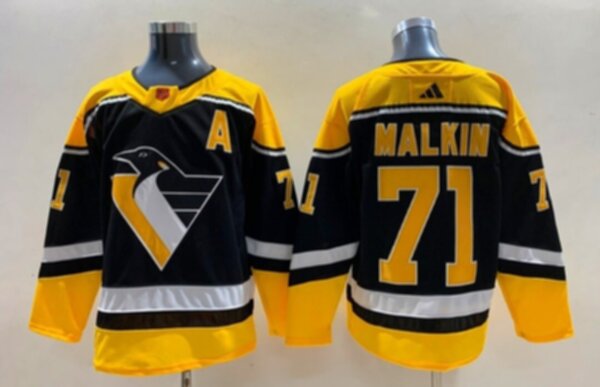 свитер хоккейный Pittsburgh Penguins №71 MALKIN  adidas