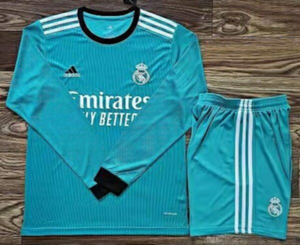 форма Real Madrid длинный рукав 2021-2022 резервная полиэстер 100%