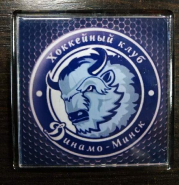 магнит  Динамо Минск   6х6см пластик