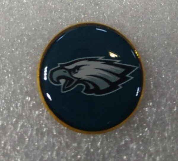 значок Philadelphia Eagles  №1254  2,5 см  металл+полимерная смола