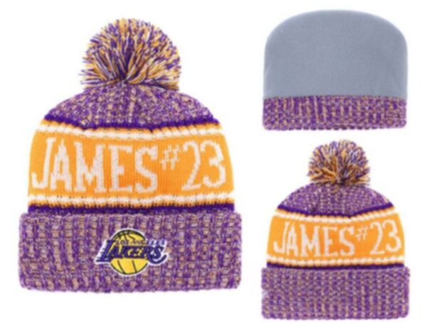 шапка Los Angeles Lakers James  акрил 100%