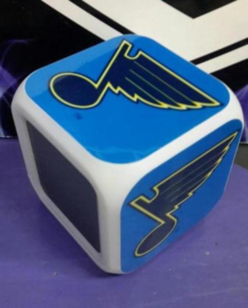 часы с LED St.Louis Blues 8 х 8 х 8см