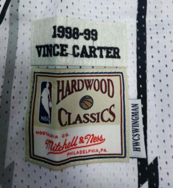 майка баскетбольная  Toronto Raptors №15 CARTER Mitchell & Ness