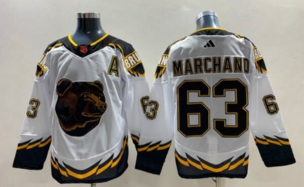 свитер хоккейный Boston Bruins №63 MARSHAND adidas