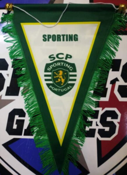 вымпел Sporting   40 Х 25 см  матерчатый