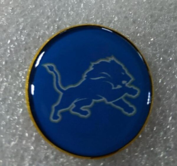 значок  Detroit Lions  №1243  2,5 см металл+полимерная смола