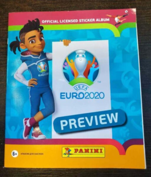 Альбом для наклеек Panini  Euro 2020  27 см х 23 см