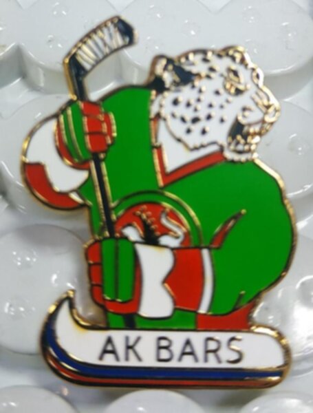 значок Ак Барс №1455 3,5 см х 2,5 см,  металл