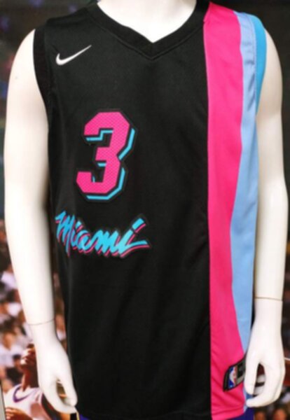 майка баскетбольная Miami Heat №3 WADE nike